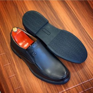 کفش مجلسی راحتی چرم طبیعی مردانه مدل سزار
