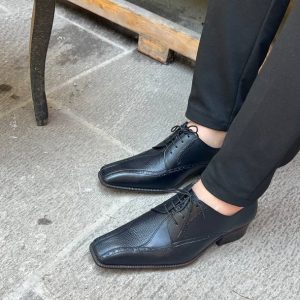 کفش دستدوز تمام چرم مردانه اصل تبریز مدل ساواش