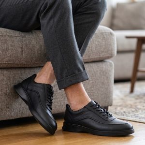 کفش چرم کژوال مردانه اصل تبریز مدل توماج بندی (جدید)
