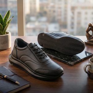 کفش چرم زنانه اسپرت نیسا بندی